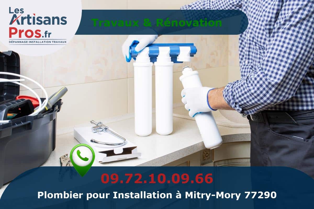 Installation de Plomberie Mitry-Mory