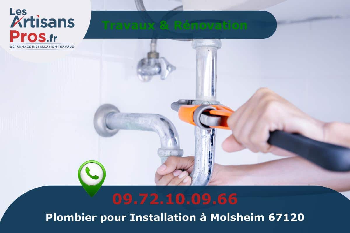 Installation de Plomberie Molsheim