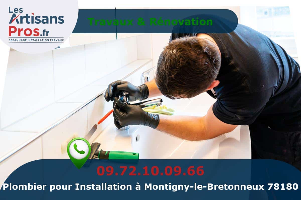 Installation de Plomberie Montigny-le-Bretonneux