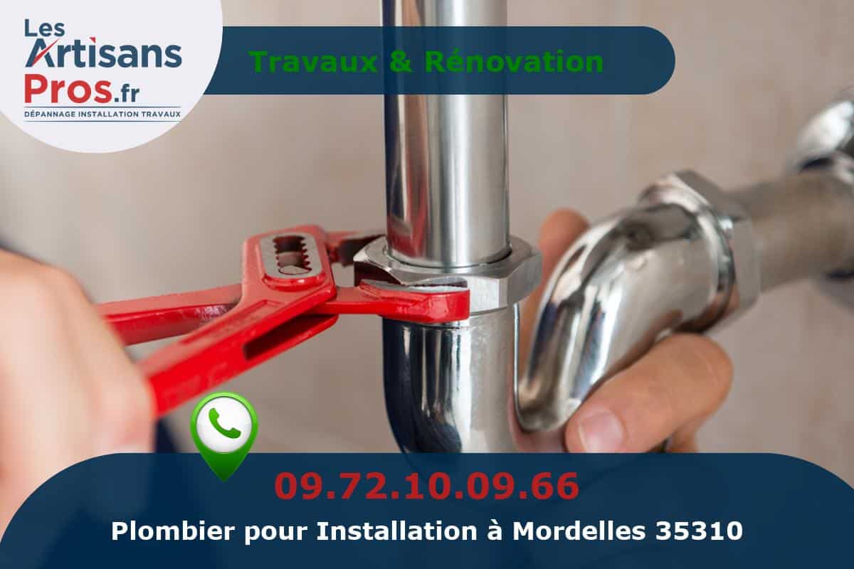 Installation de Plomberie Mordelles