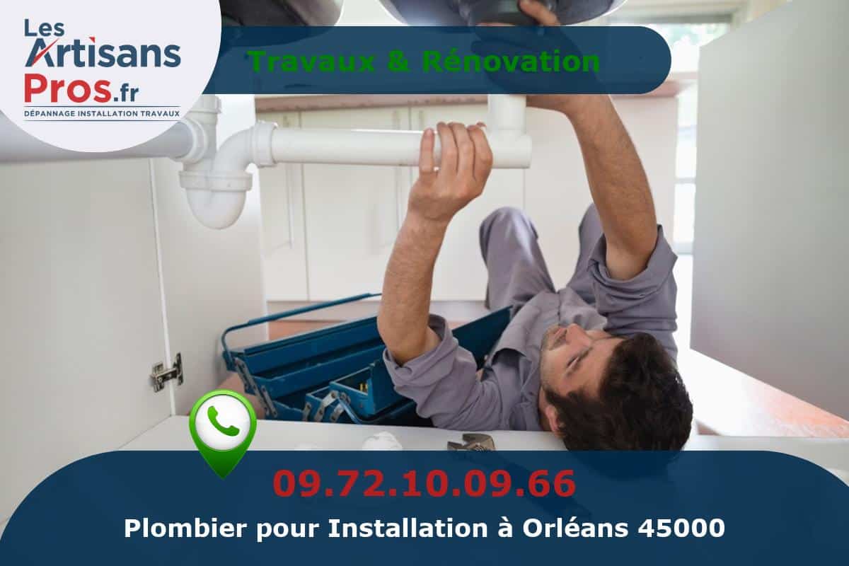 Installation de Plomberie Orléans