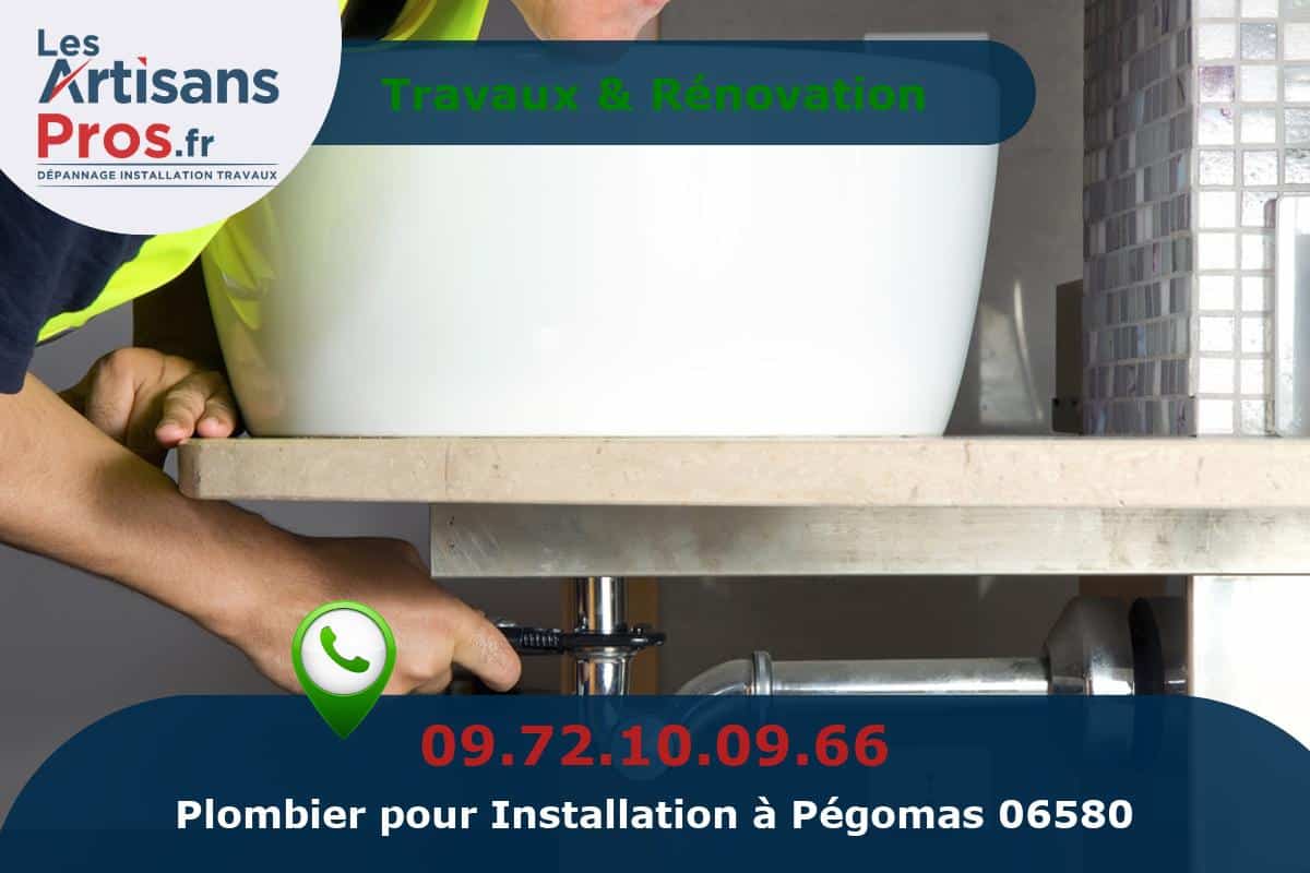 Installation de Plomberie Pégomas