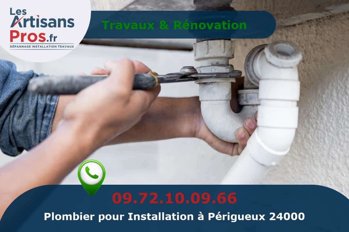 Installation de Plomberie Périgueux
