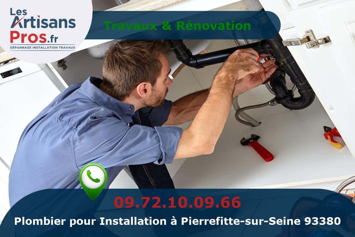 Installation de Plomberie Pierrefitte-sur-Seine