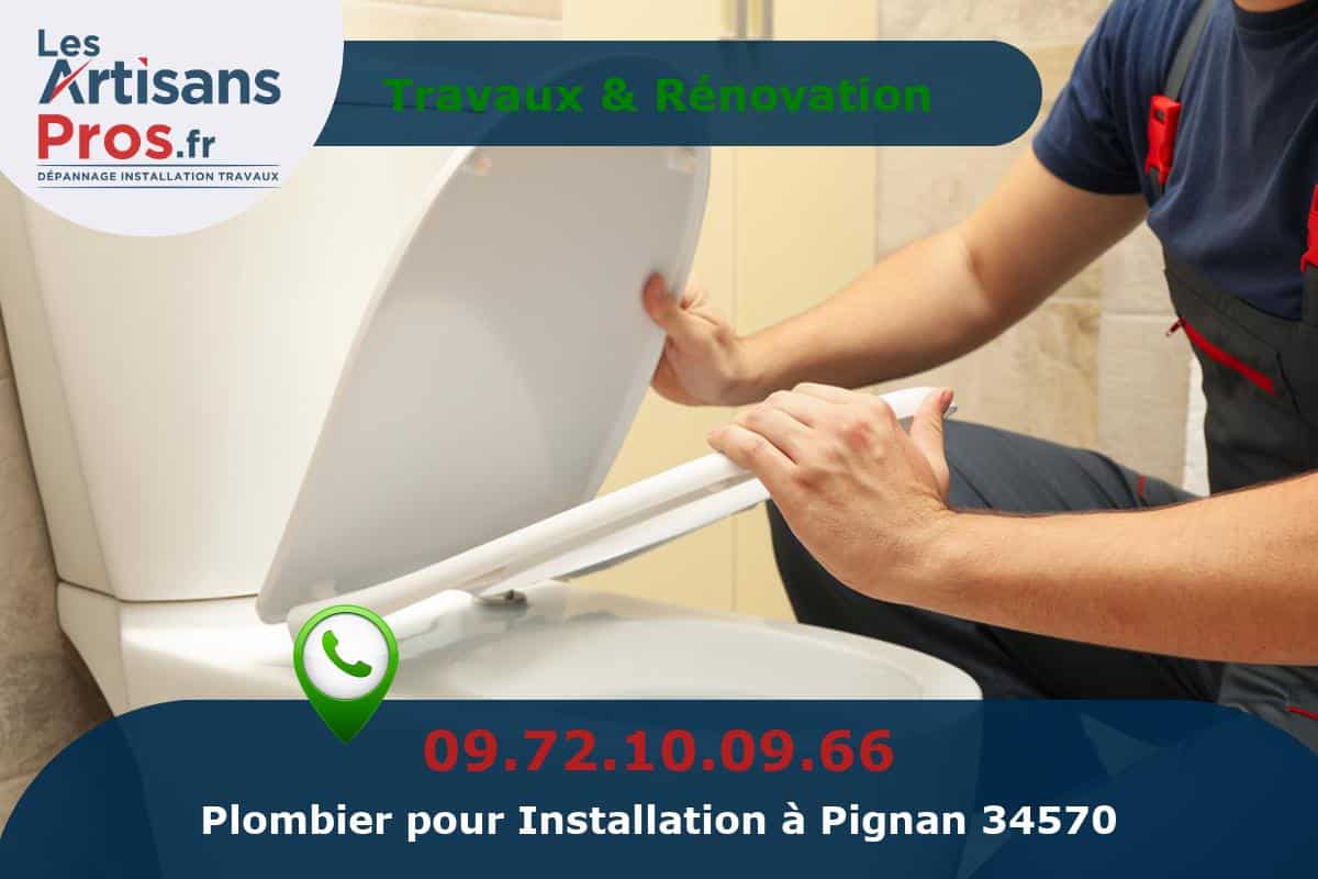 Installation de Plomberie Pignan