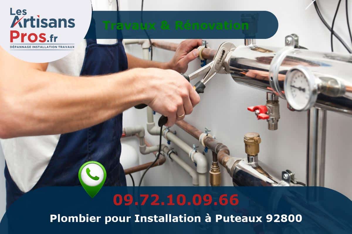 Installation de Plomberie Puteaux