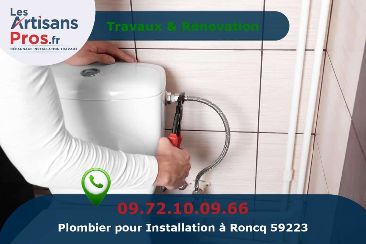 Installation de Plomberie Roncq