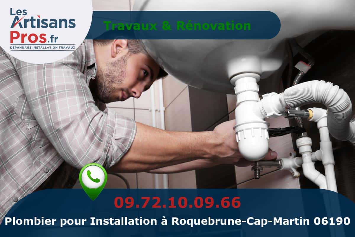 Installation de Plomberie Roquebrune-Cap-Martin