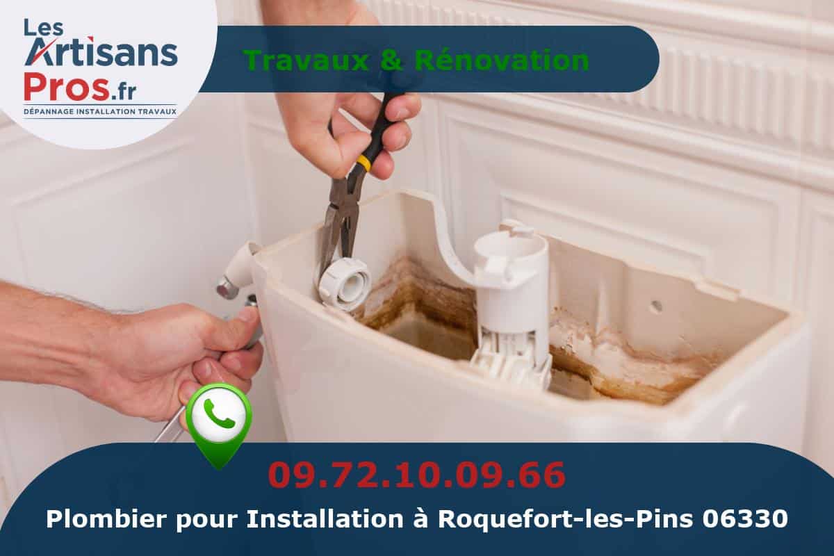 Installation de Plomberie Roquefort-les-Pins