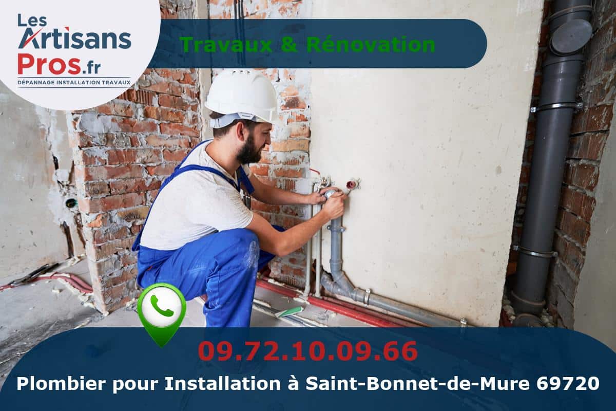 Installation de Plomberie Saint-Bonnet-de-Mure