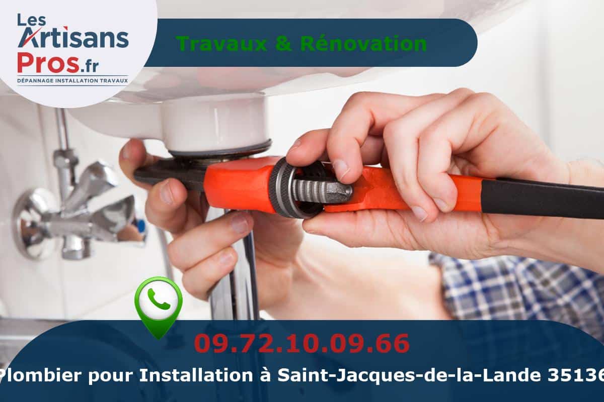 Installation de Plomberie Saint-Jacques-de-la-Lande