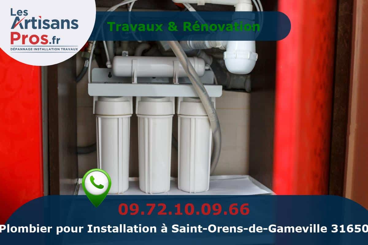 Installation de Plomberie Saint-Orens-de-Gameville