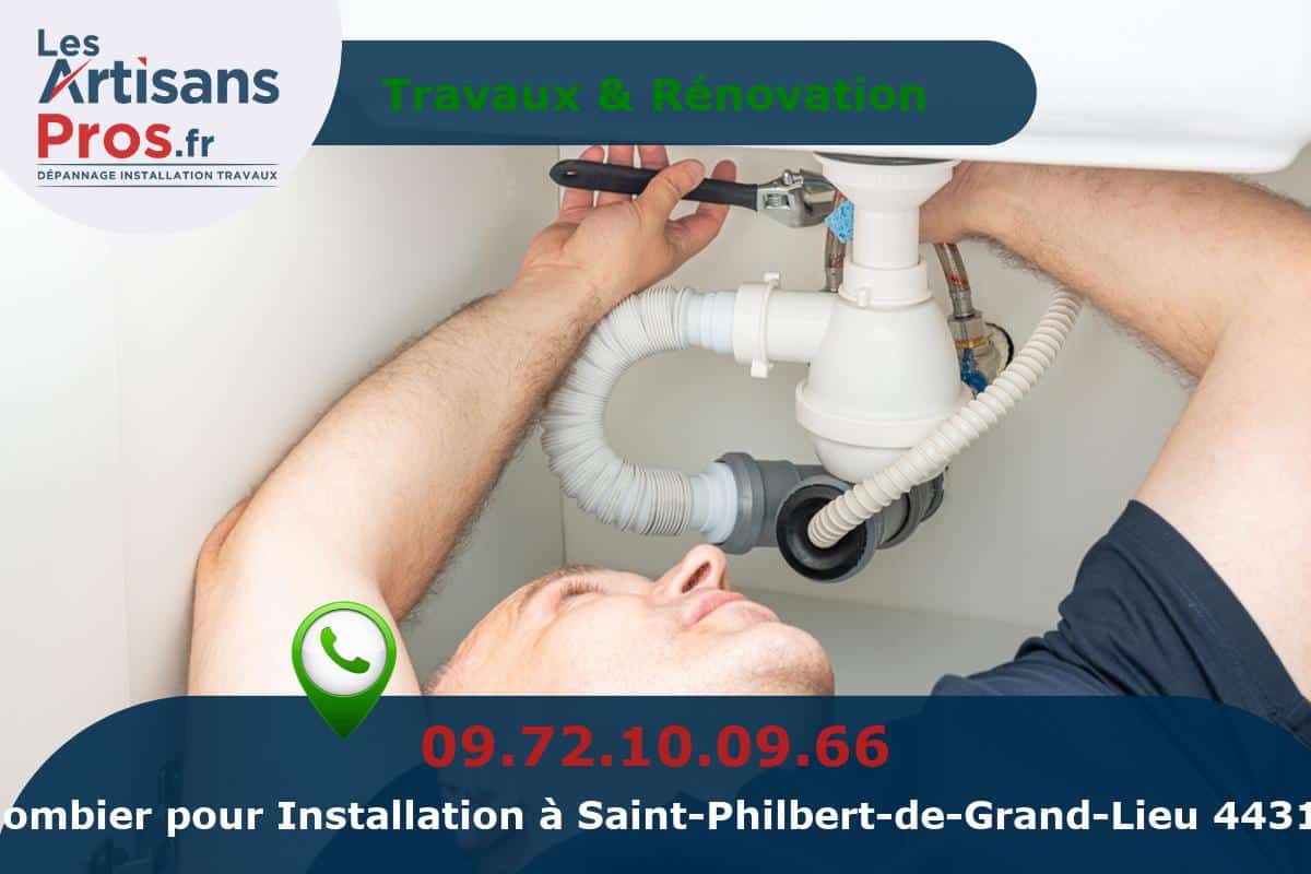 Installation de Plomberie Saint-Philbert-de-Grand-Lieu