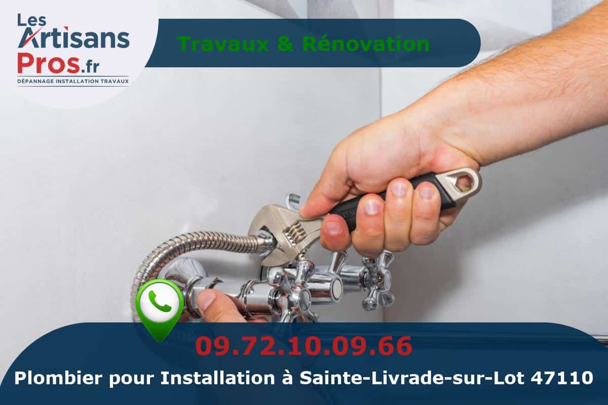 Installation de Plomberie Sainte-Livrade-sur-Lot