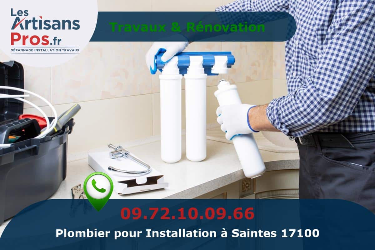 Installation de Plomberie Saintes