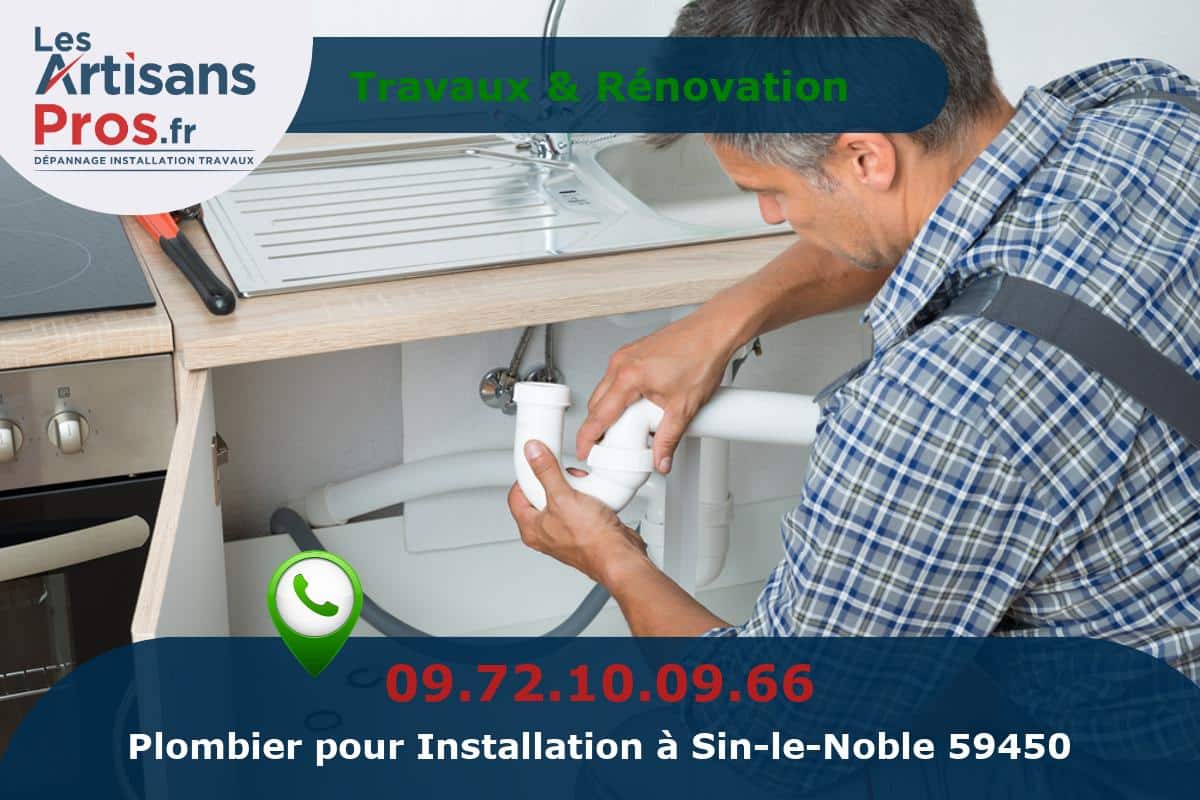 Installation de Plomberie Sin-le-Noble