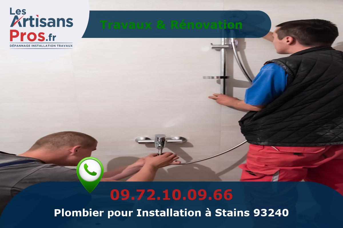 Installation de Plomberie Stains