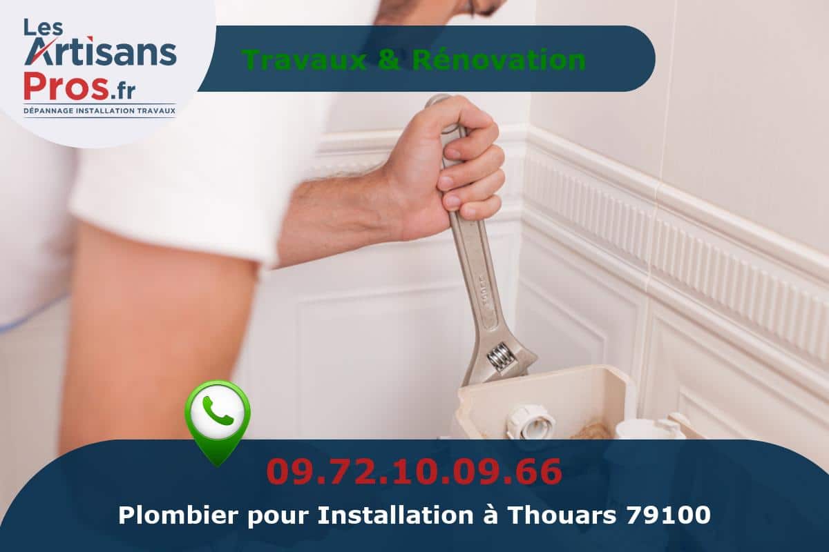 Installation de Plomberie Thouars