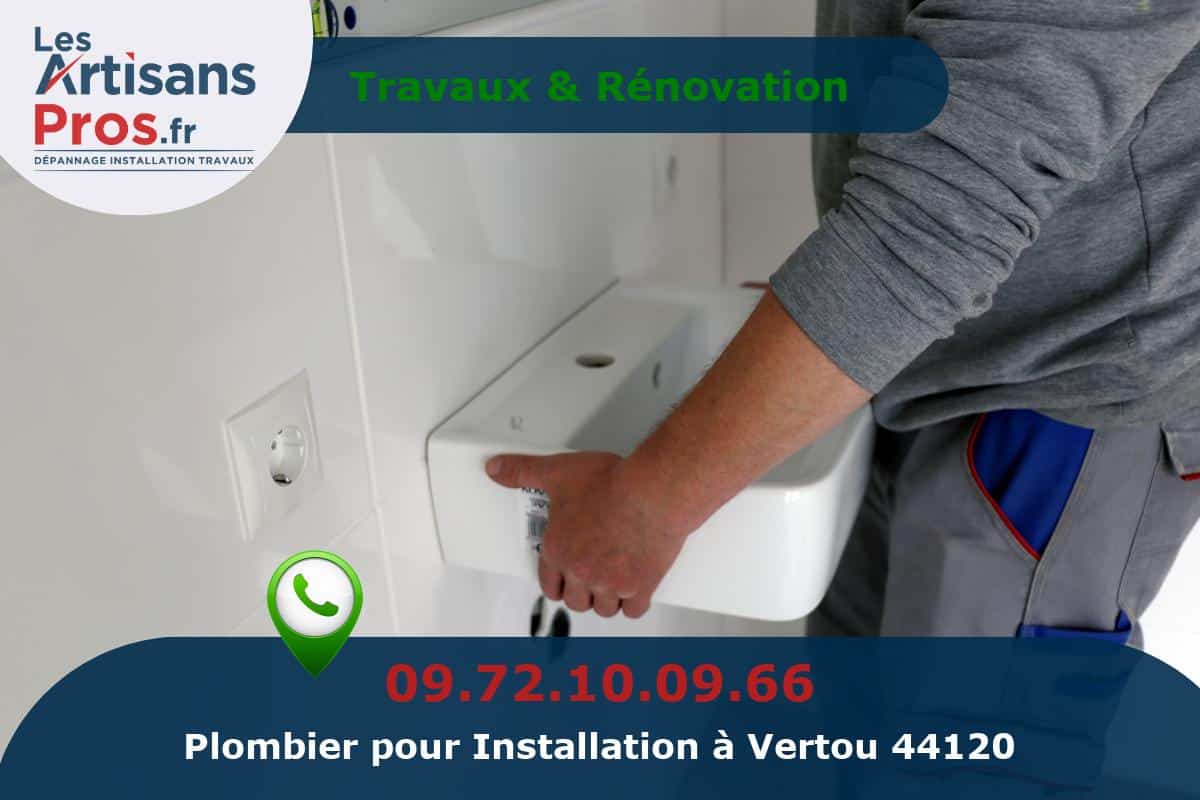 Installation de Plomberie Vertou