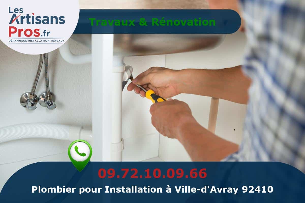 Installation de Plomberie Ville-d’Avray