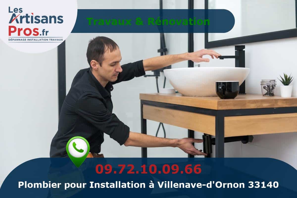 Installation de Plomberie Villenave-d’Ornon