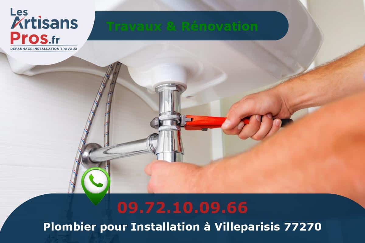 Installation de Plomberie Villeparisis