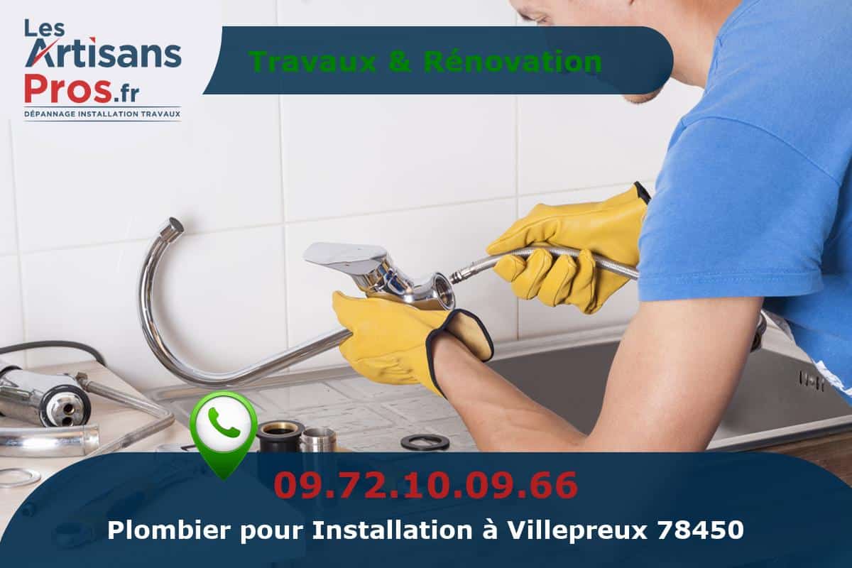 Installation de Plomberie Villepreux