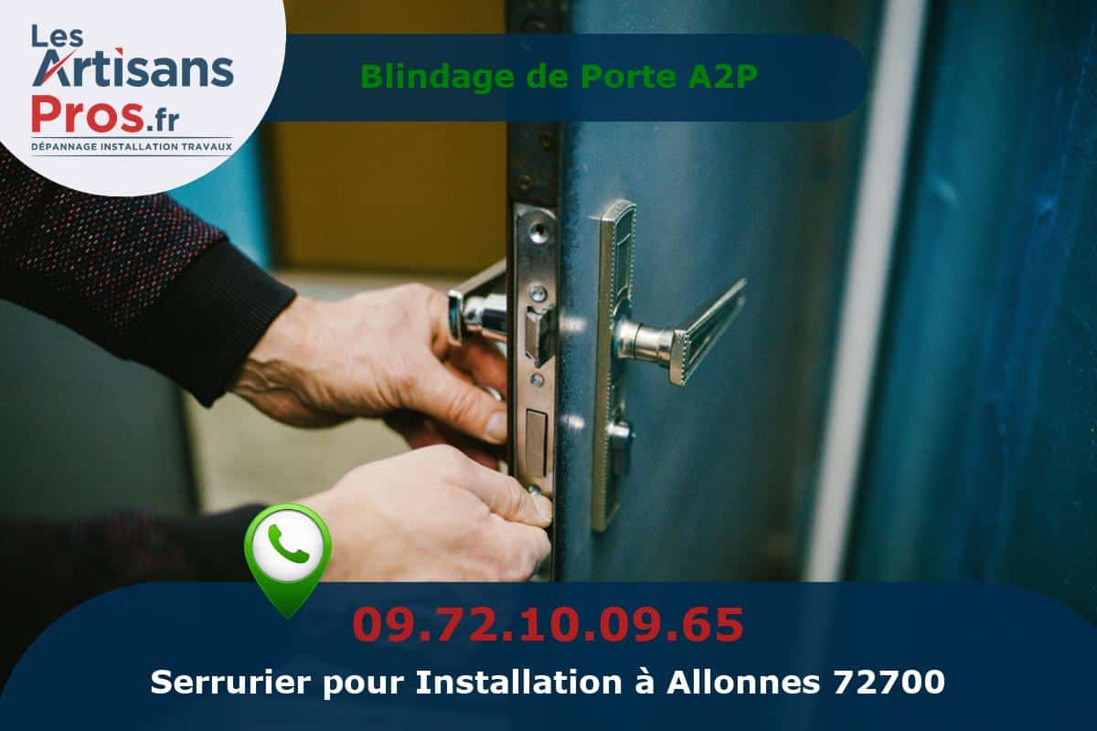 Installation de Serrurerie Allonnes