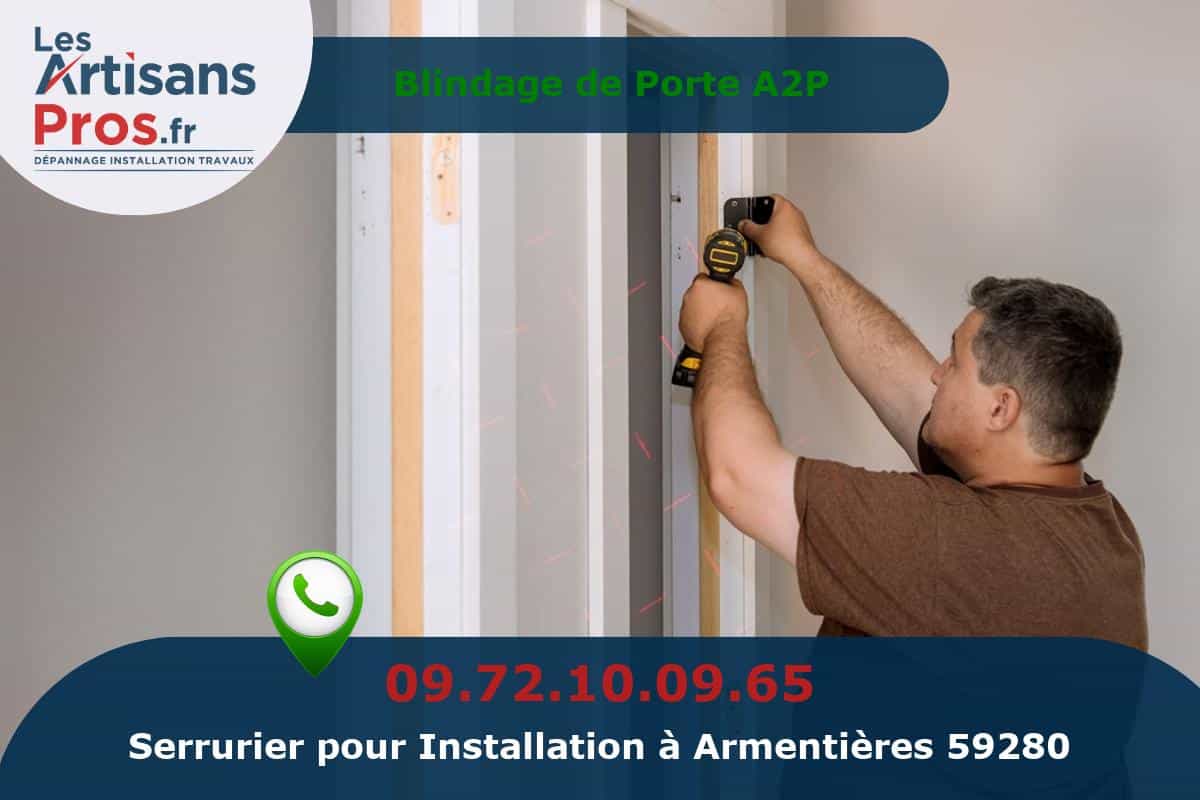 Installation de Serrurerie Armentières