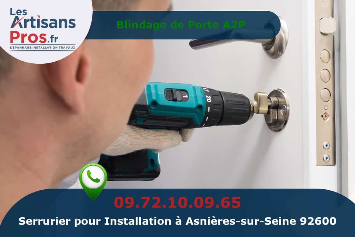 Installation de Serrurerie Asnières-sur-Seine