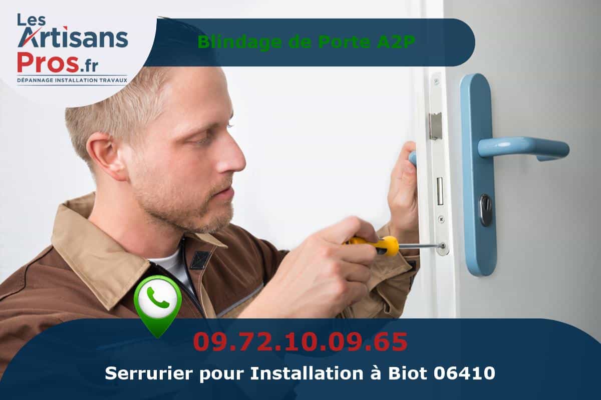 Installation de Serrurerie Biot