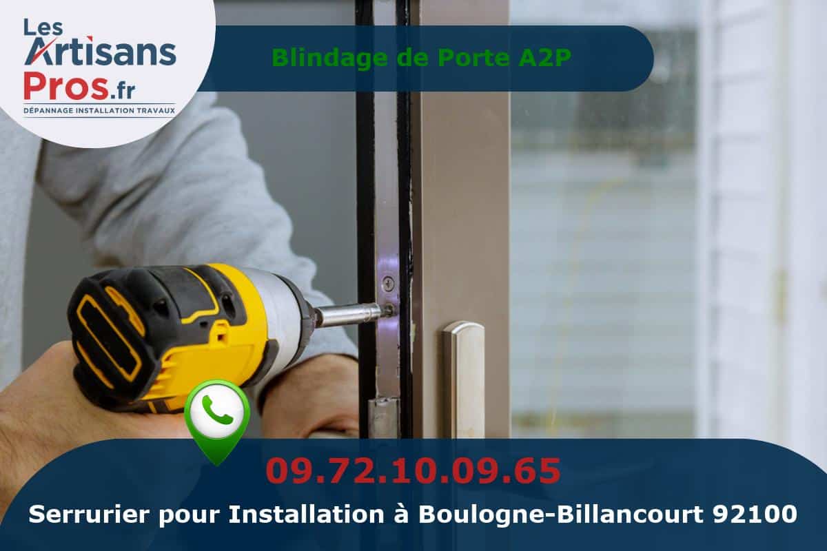 Installation de Serrurerie Boulogne-Billancourt