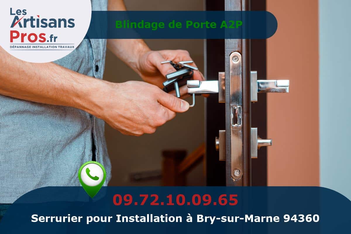 Installation de Serrurerie Bry-sur-Marne