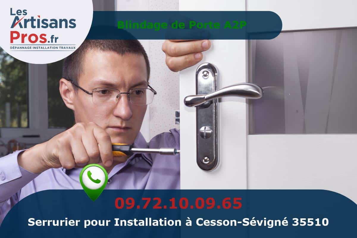 Installation de Serrurerie Cesson-Sévigné