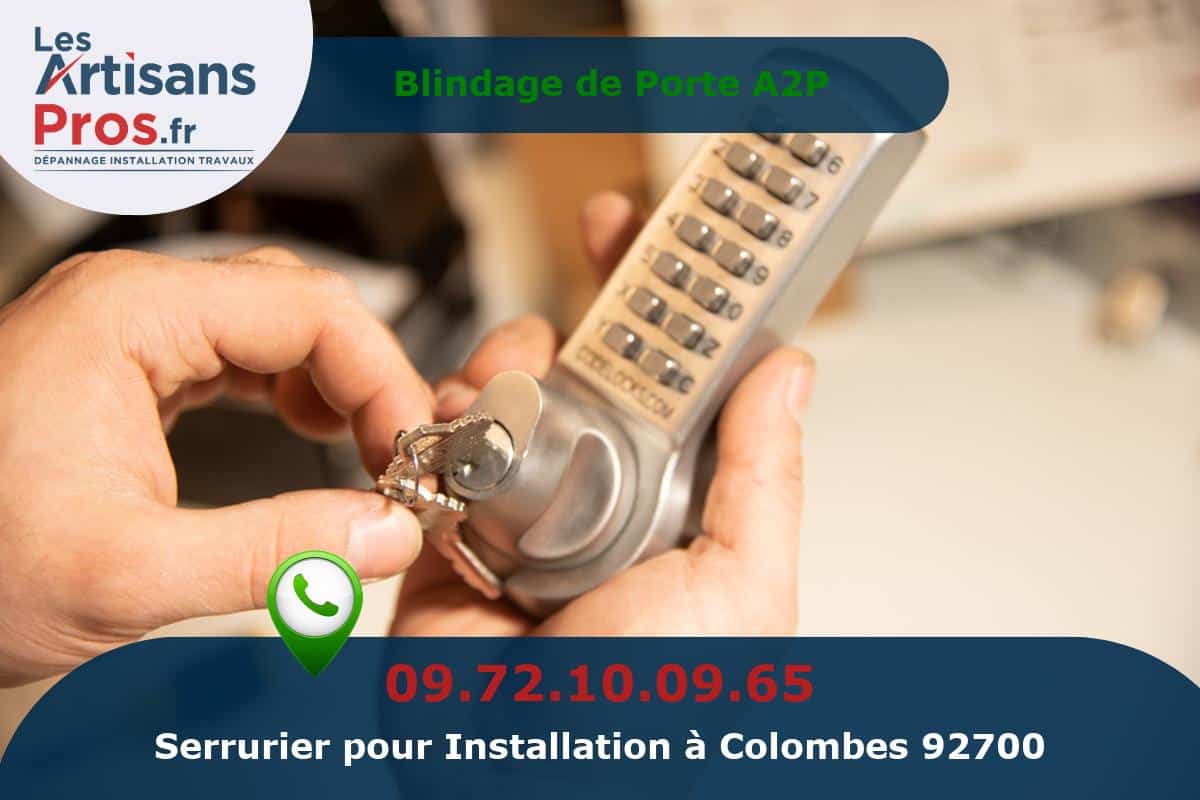 Installation de Serrurerie Colombes