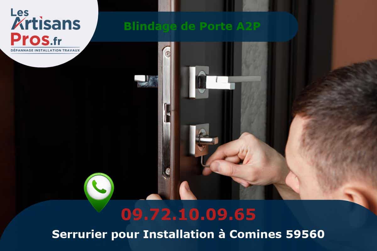 Installation de Serrurerie Comines