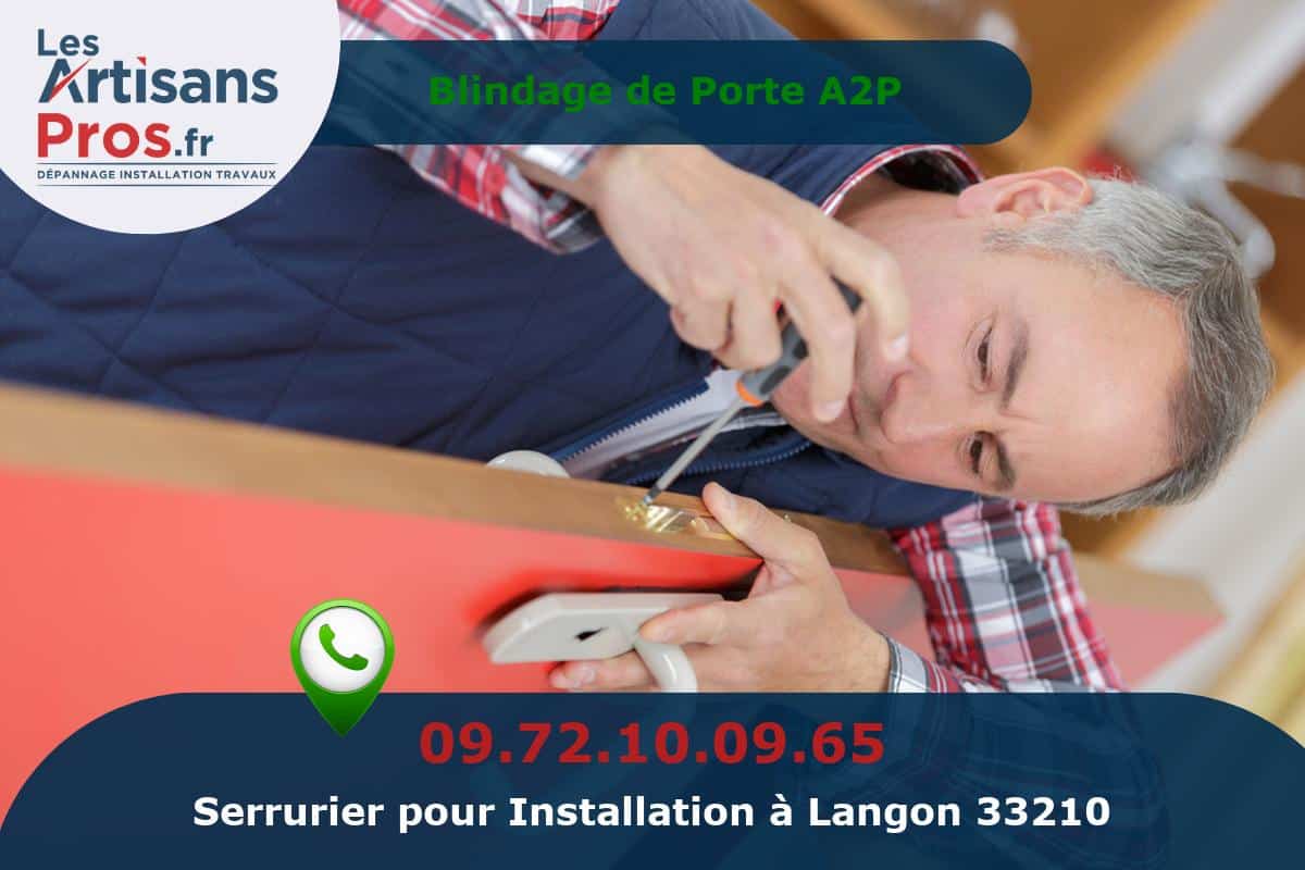 Installation de Serrurerie Langon