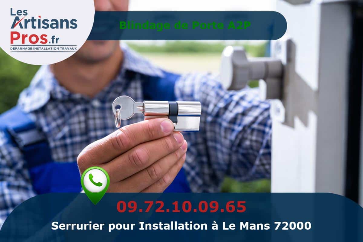 Installation de Serrurerie Le Mans