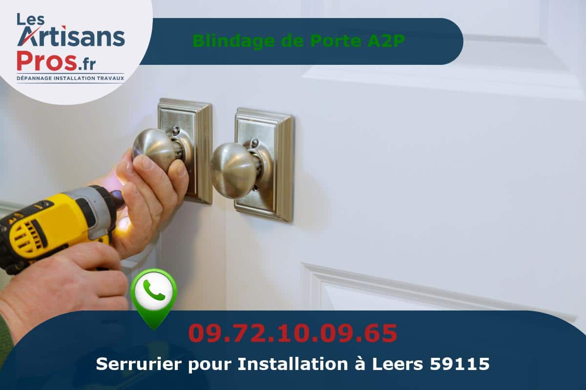 Installation de Serrurerie Leers