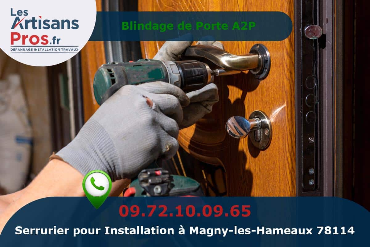 Installation de Serrurerie Magny-les-Hameaux