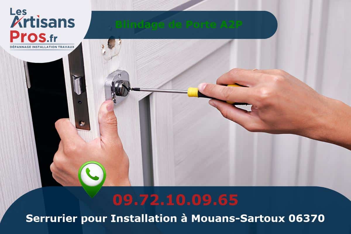 Installation de Serrurerie Mouans-Sartoux