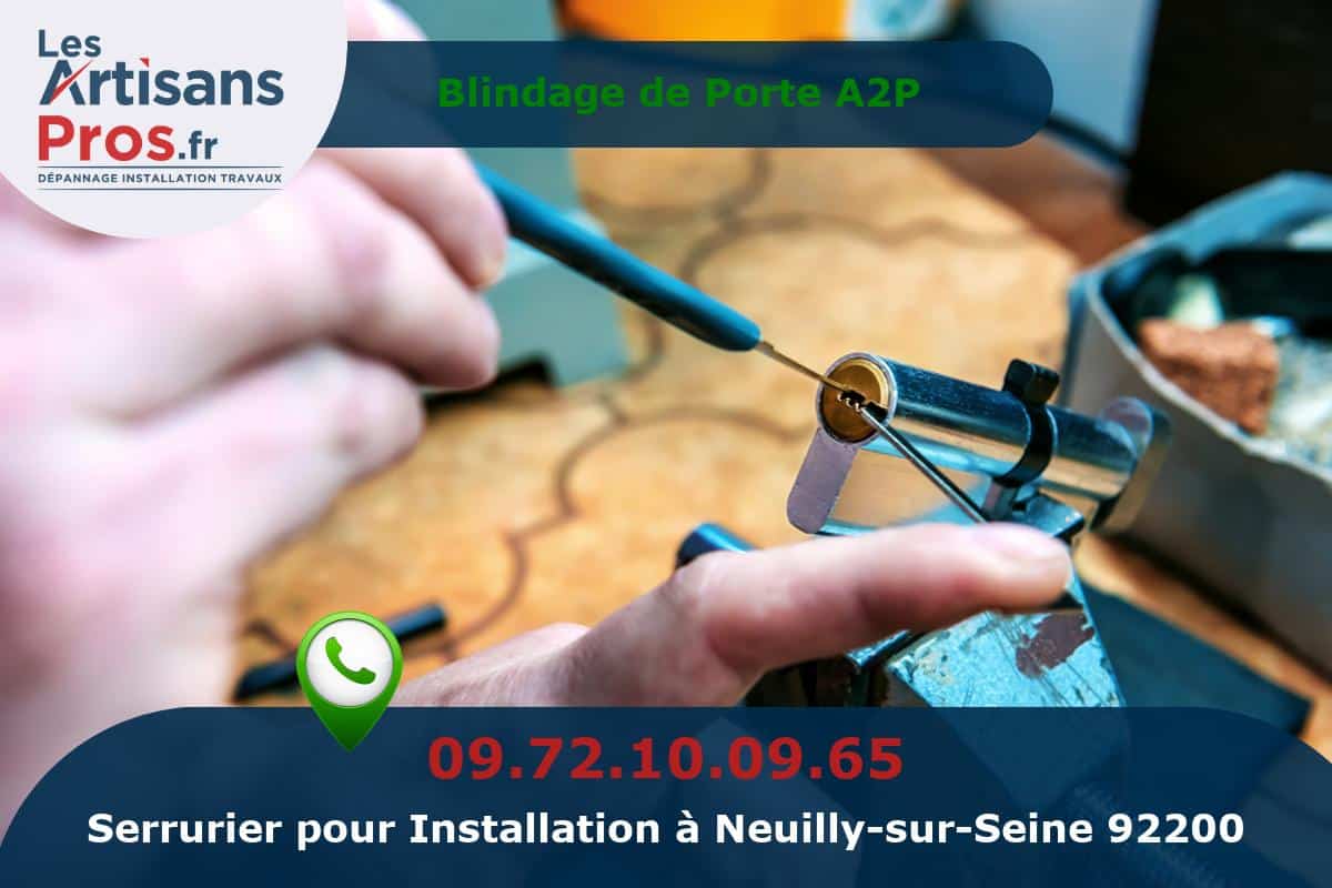 Installation de Serrurerie Neuilly-sur-Seine