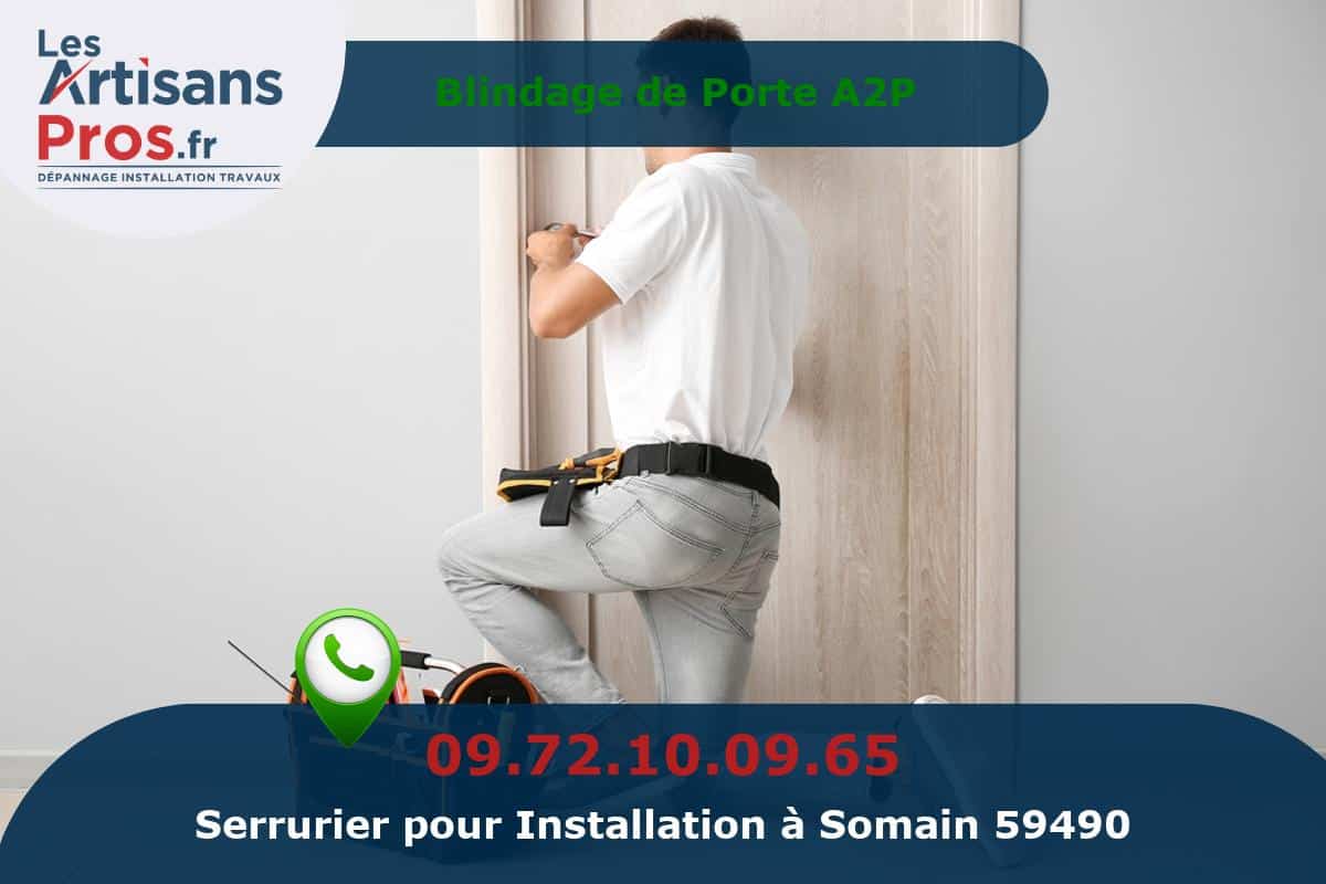 Installation de Serrurerie Somain