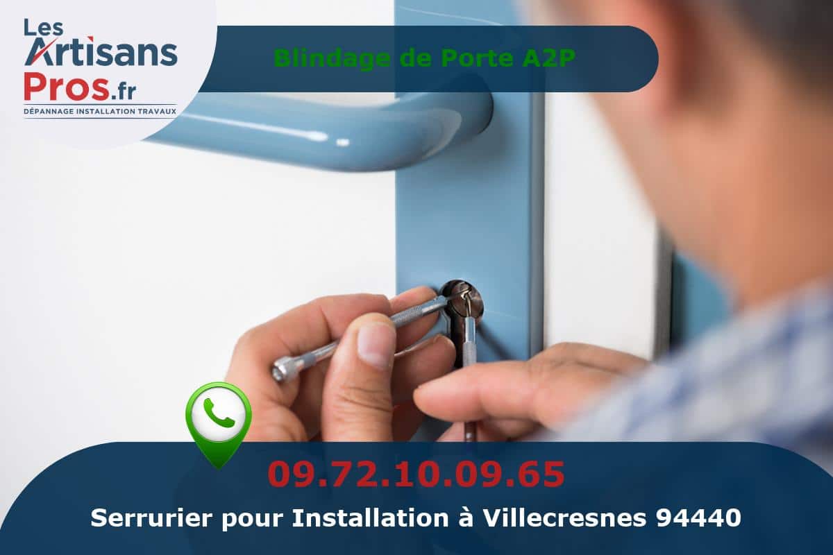 Installation de Serrurerie Villecresnes