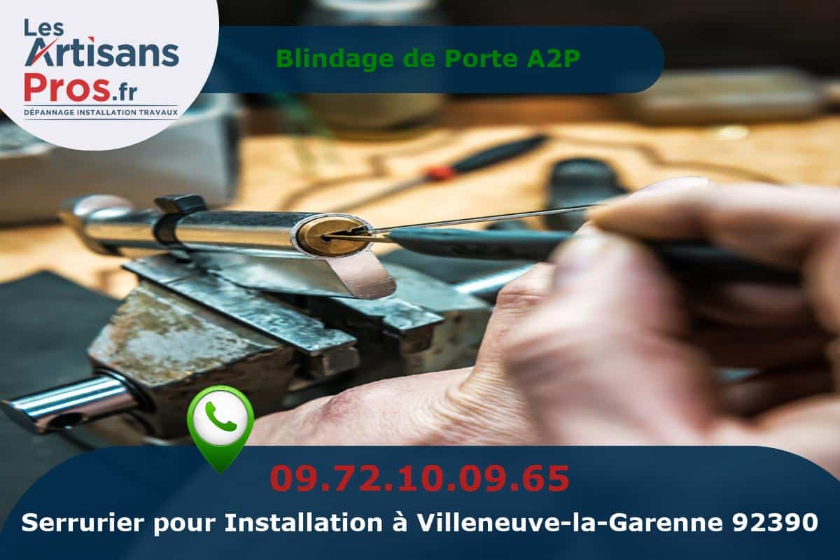 Installation de Serrurerie Villeneuve-la-Garenne