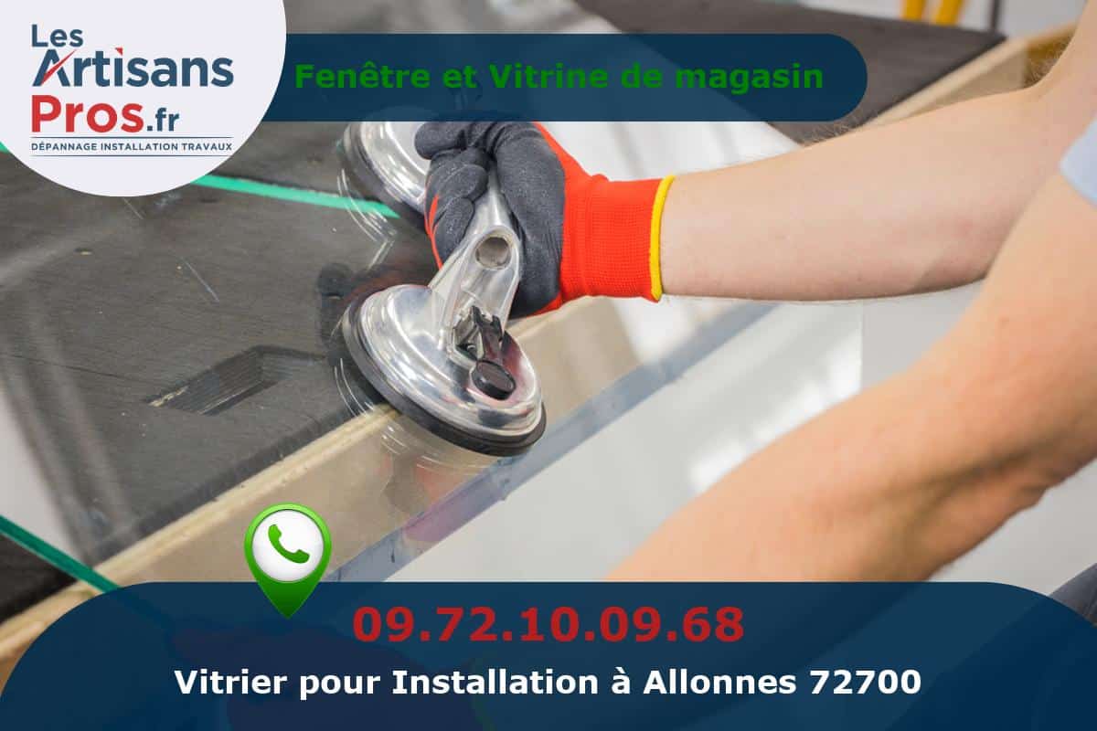 Installation de Vitrerie Allonnes