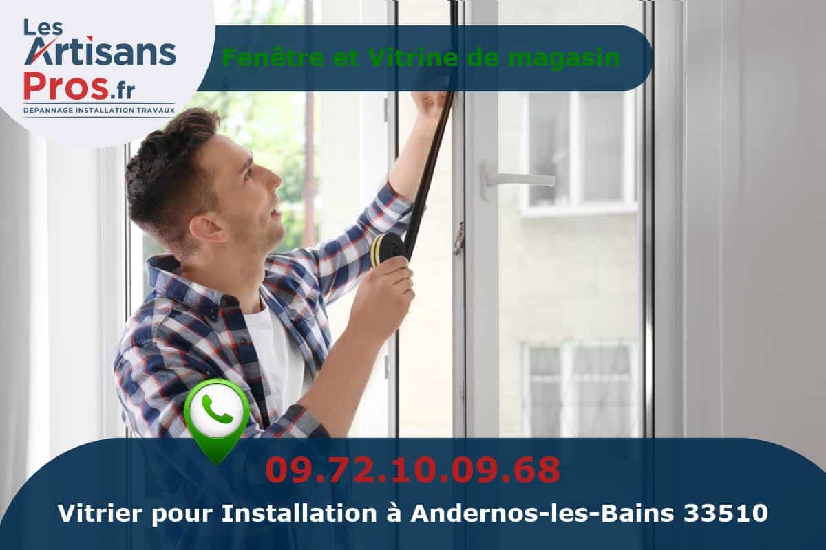 Installation de Vitrerie Andernos-les-Bains