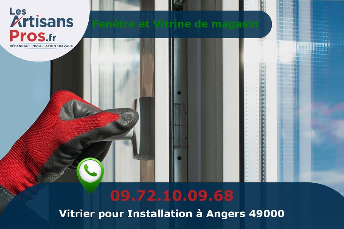 Installation de Vitrerie Angers