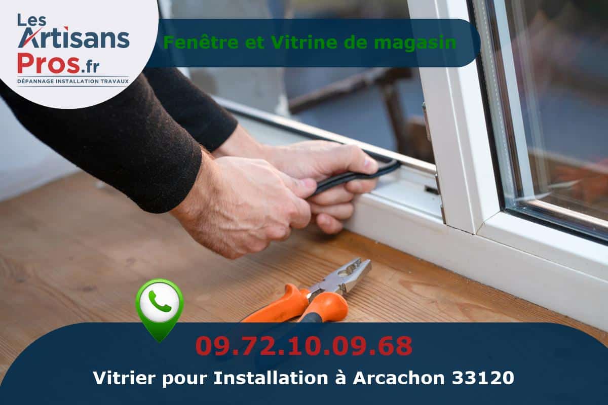 Installation de Vitrerie Arcachon