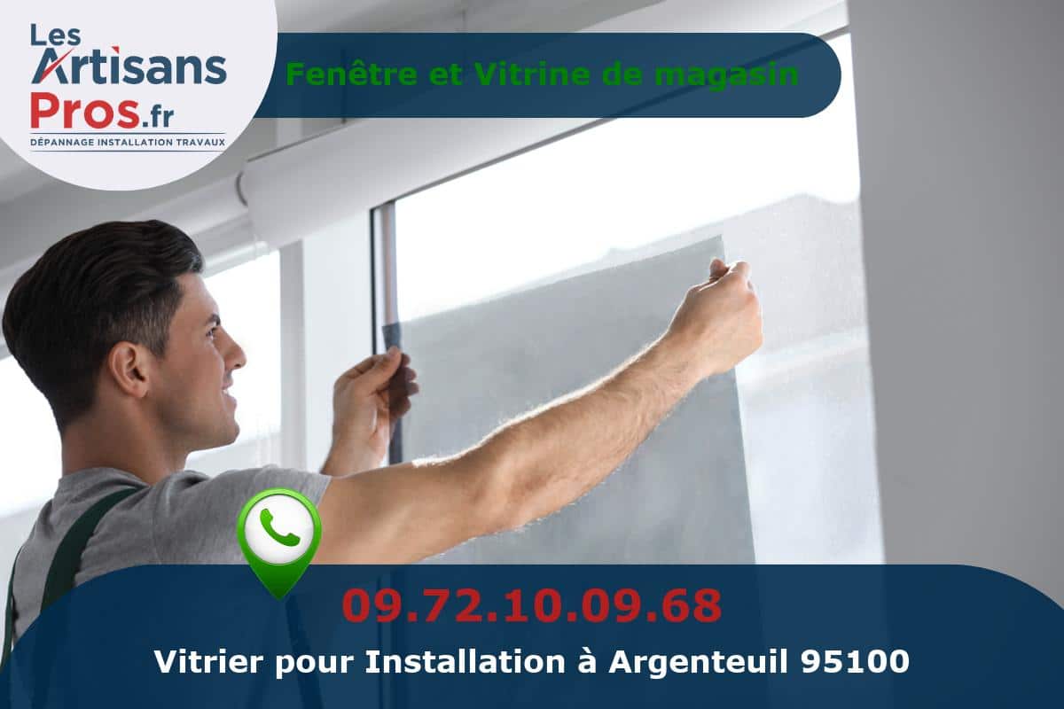 Installation de Vitrerie Argenteuil